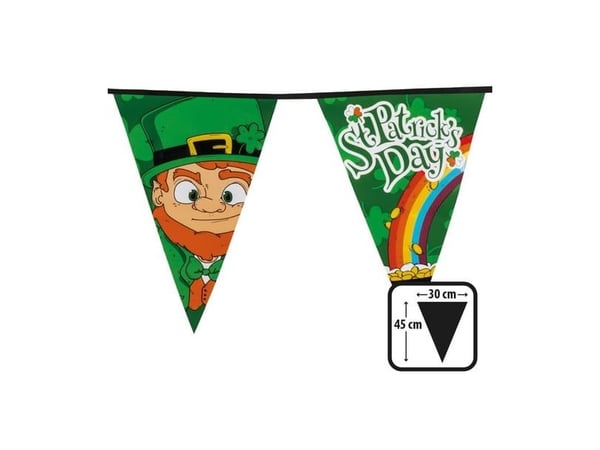 Saint Patrick's day vimpelguirlande