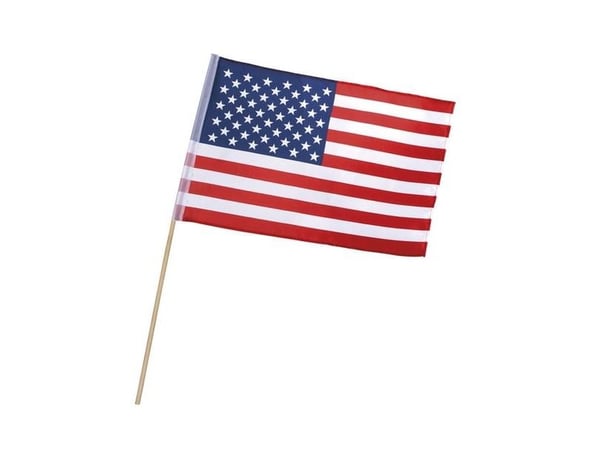 USA lippu tikulla