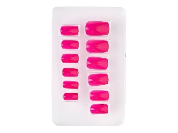 Neonrosa nagellack