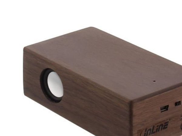 InLine 55381H, 3,2 cm, 3 W, 300 - 15000 Hz, 4 ohmia (O), kaapeli & trådløs, Micro-USB