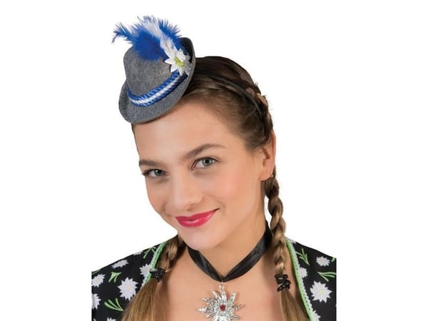 Mini tyrolerhatt hårklämma