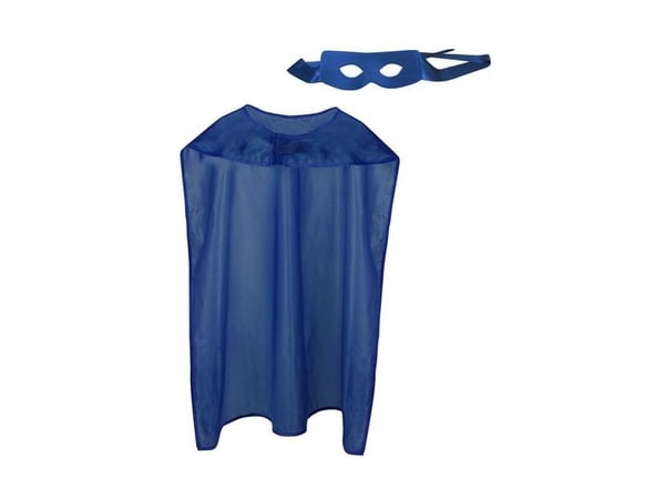 Blå superhjälte-set