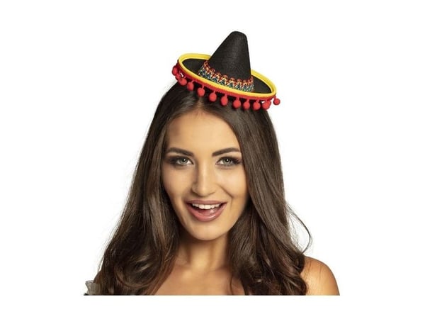 Sombrero på hårbøjle