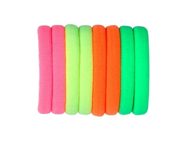 Neon hårelastikker