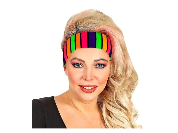 Neon hårband, multi