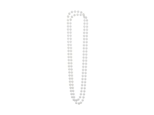 Boland 64283, Kostyme, halskjede, Voksen, Dame, Polyester, Polystyren, Hvit, 70 g