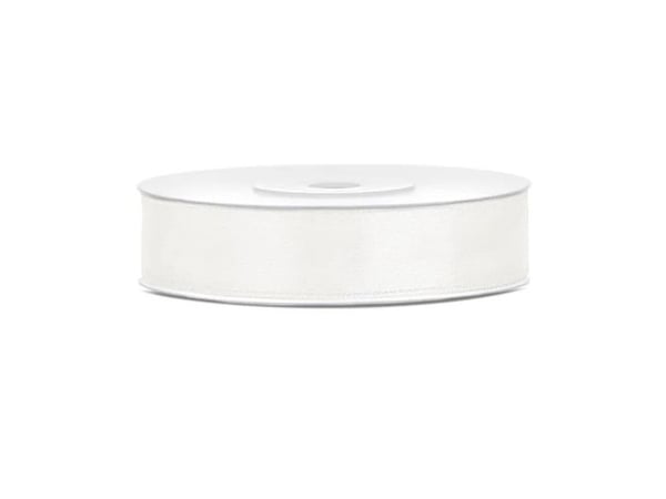Lys creme satinbånd 12mm