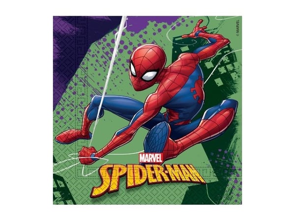 Spiderman servetter, 20 st.