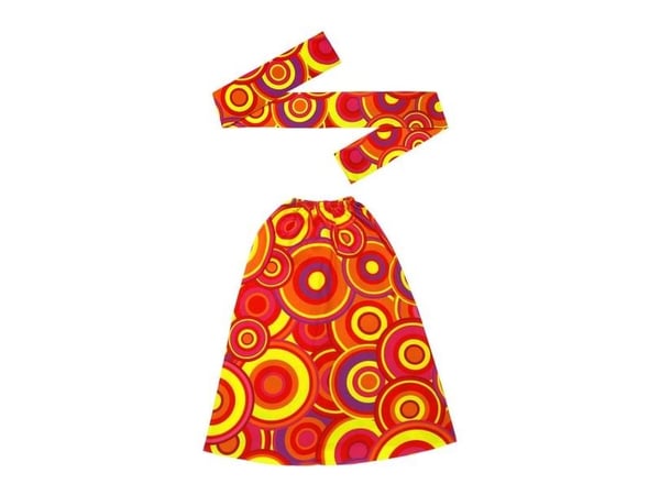 70-tals Groovy set Bubbles Orange