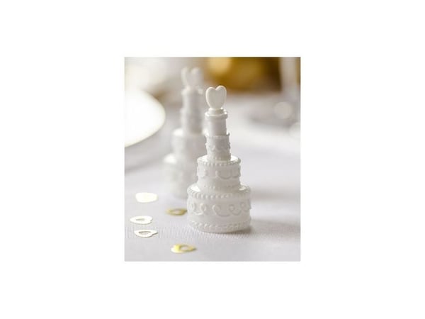 PartyDeco 5901157462992, Dekorasjon, Hvit, Bryllup, Bord, Ikke for barn under 36 måneder, 24 stykker