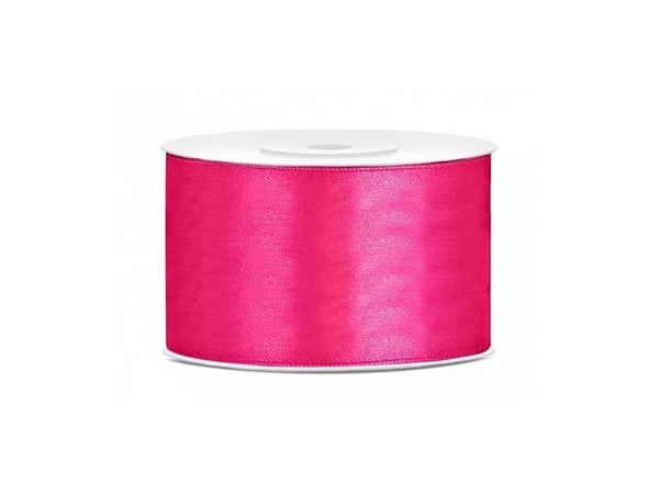 Hot pink satinbånd 38 mm