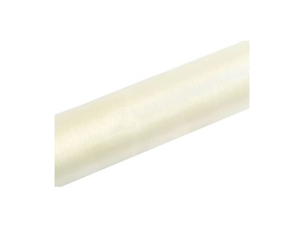 Organza bånd lys creme, 0,16 x 9 m
