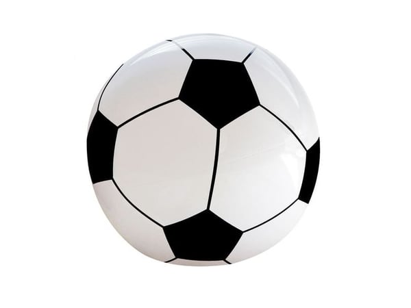 Uppblåsbar fotboll