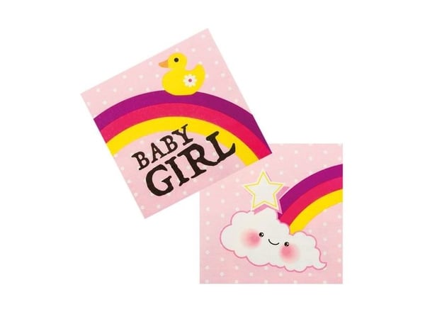 Babyshower Party Set, vaaleanpunainen