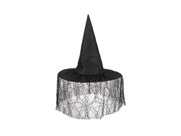 Boland 97002, Naamiaispuvun hattu, Aikuinen, Naaras, Polyesteri, musta, 60 g