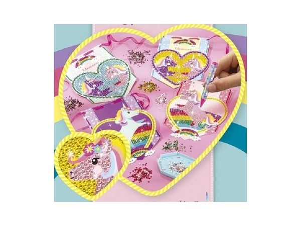 Unicorn diamantfärgsgirland