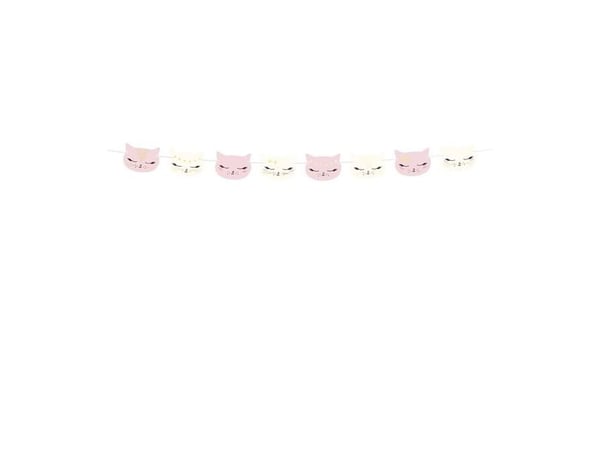PartyDeco GL11, Garland, Papir, Gull, Rosa, Gratulasjoner, 1400 m, Jente
