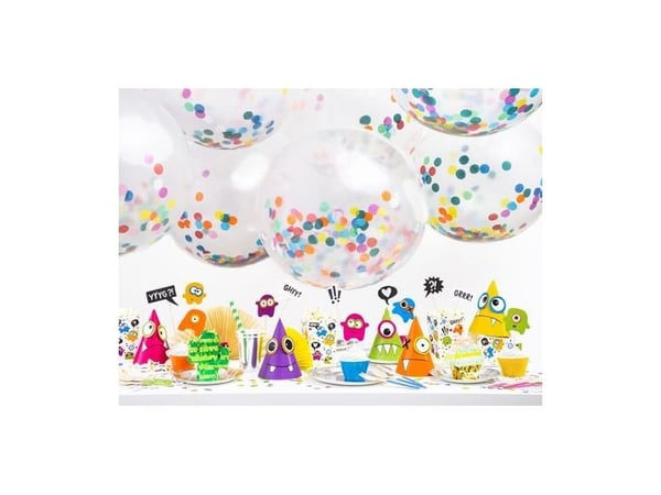 PartyDeco TPP36-018ME, Tallrik, Rund, papper, Silver, Monokromatiskt, 6 styck