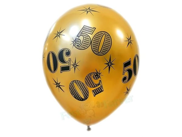 Balloner 50 guld