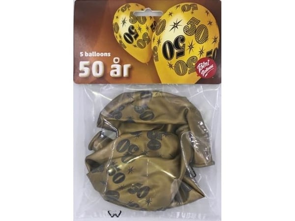Ballonger 50 guld