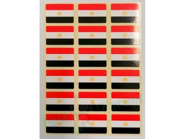 Egypten flag stickers