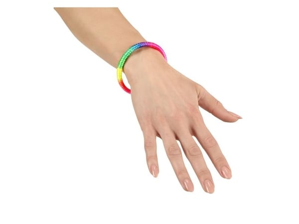 Neonarmband regnbåge