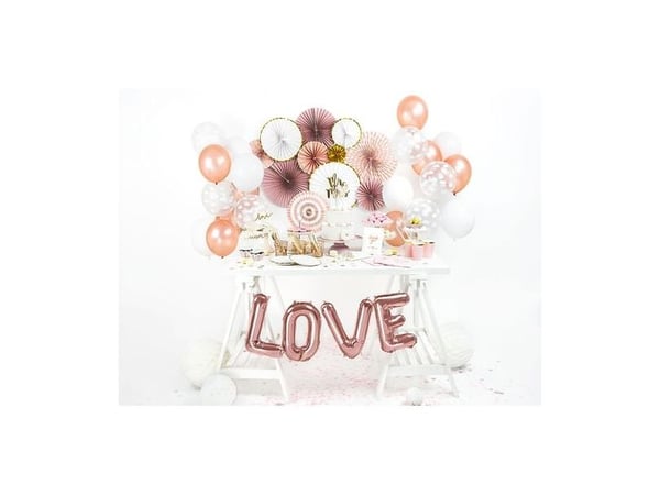 Folieballon LOVE rose gold