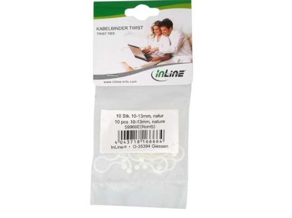 InLine 59966E, Valkoinen, 13 mm, 3 g, 90 mm, 180 mm, 9 mm