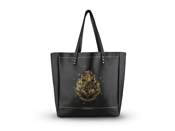 Hogwarts indkøbstaske, sort