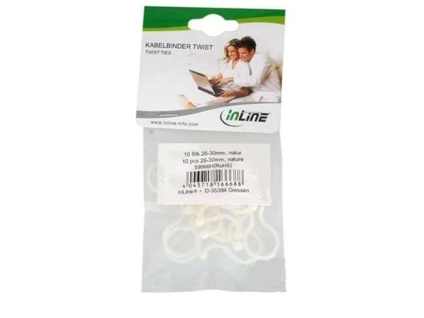 InLine 59966S, Valkoinen, 26 mm, 30 mm, 102 g, 120 mm, 380 mm