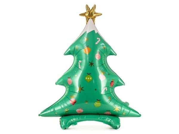 PartyDeco FB114, Lekeballong, Folie, Flerfarget, Bilde, Julaften, Universell