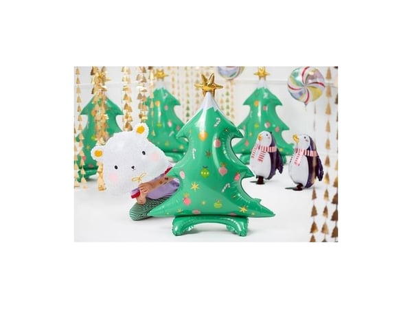 PartyDeco FB114, Lekeballong, Folie, Flerfarget, Bilde, Julaften, Universell
