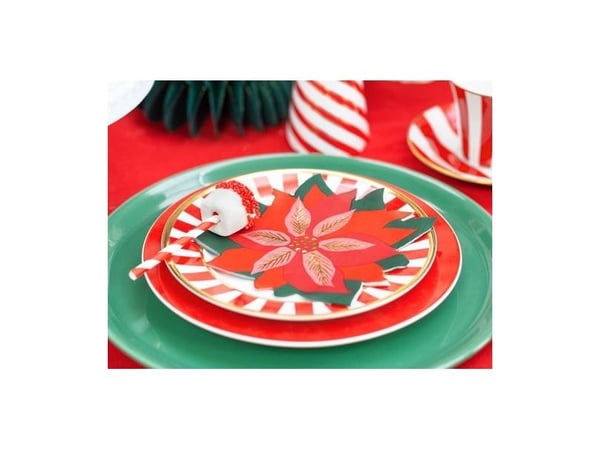 Julstjärna servetter
