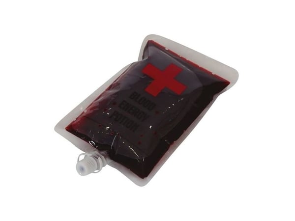Medicin pose med falsk blod