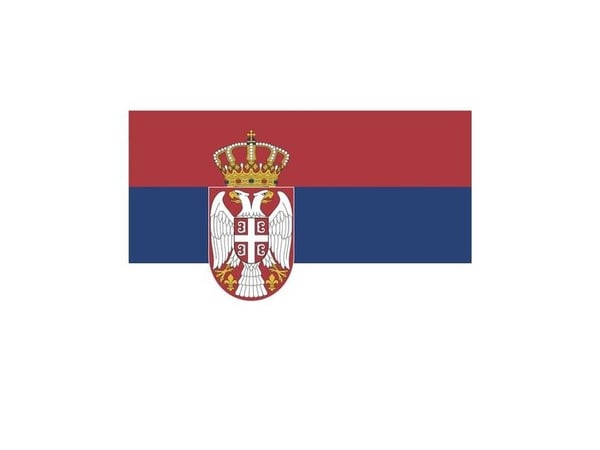 Flag Serbien, 90 x 150 cm