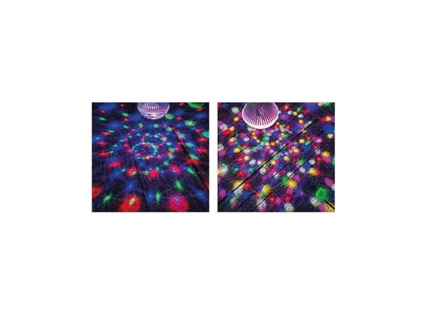 LED mini-diskolampa