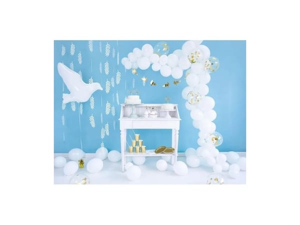 PartyDeco FB18-008-KARTON, Hvit, Figur, Folie, Temafest, 770 mm, 660 mm