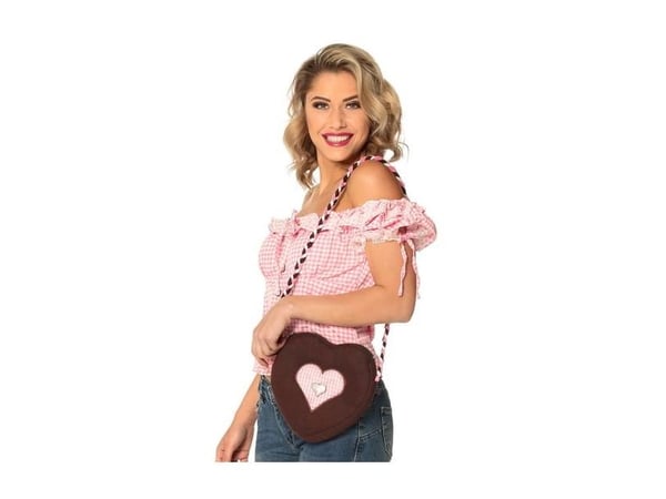 Oktoberfest hjerte taske
