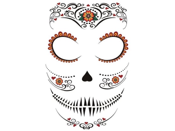 Catrina ansiktstatueringar