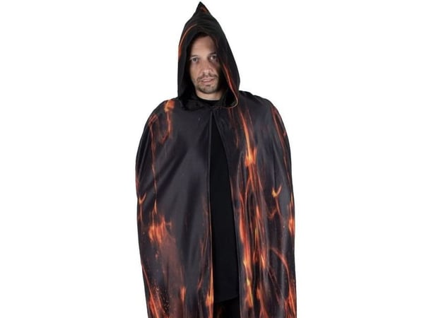 Kappa med flammor