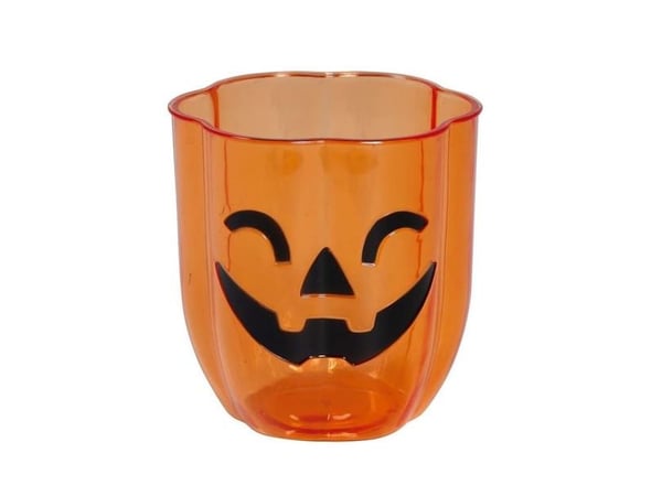Græskar glas, 10 cm