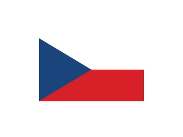 Flag Tjekkiet 90 x 150 cm