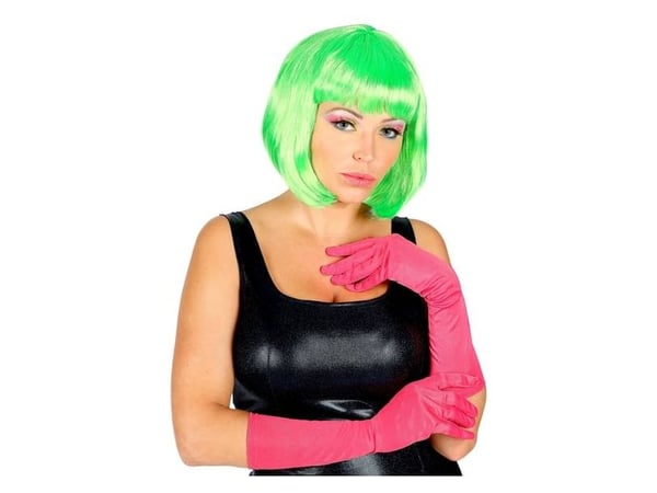 Neonpink lange handsker