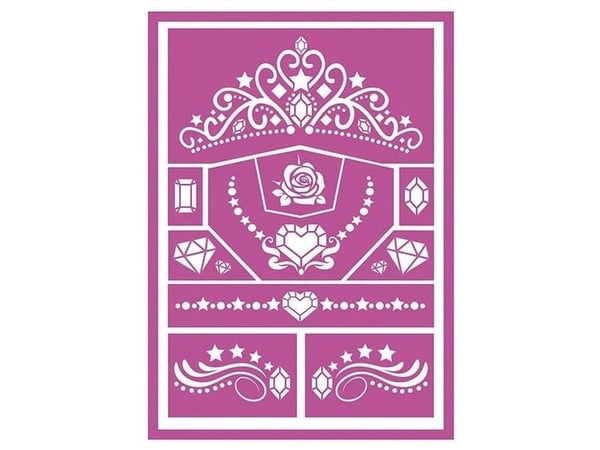 Prinsesse makeup skabelon