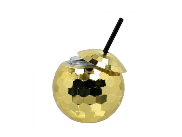 Guld discokugle kop