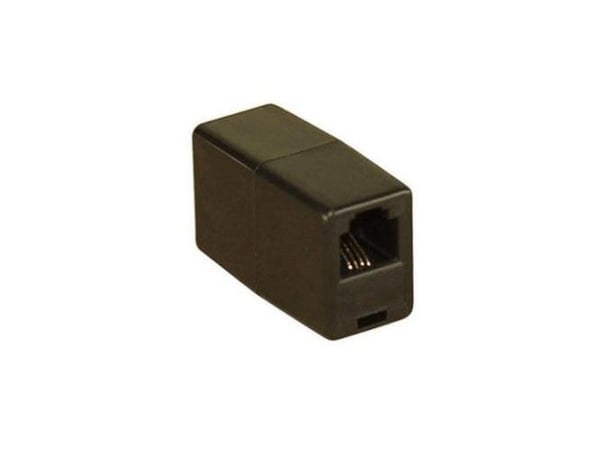 InLine 69999C, RJ11 female, RJ11, Sort