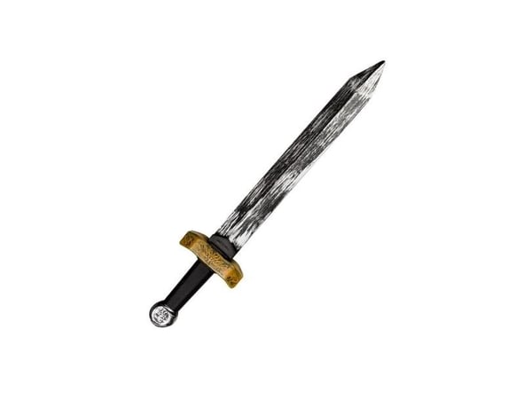 Boland 00690, smart kjole rustning og våpen, voksen og barn, alle kjønn, polyetylen, svart, bronse, hvit, 480 mm