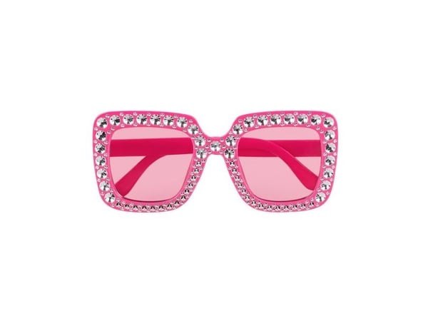 Kuuma vaaleanpunainen bling bling lasit