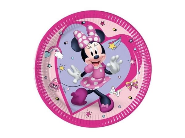 GoDan Minnie Papirtallerkener 20 cm 8 stk Godan