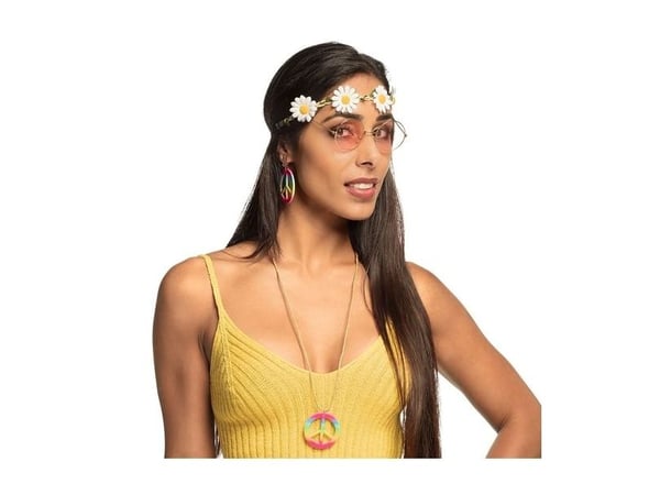 Hippie udklædningssæt